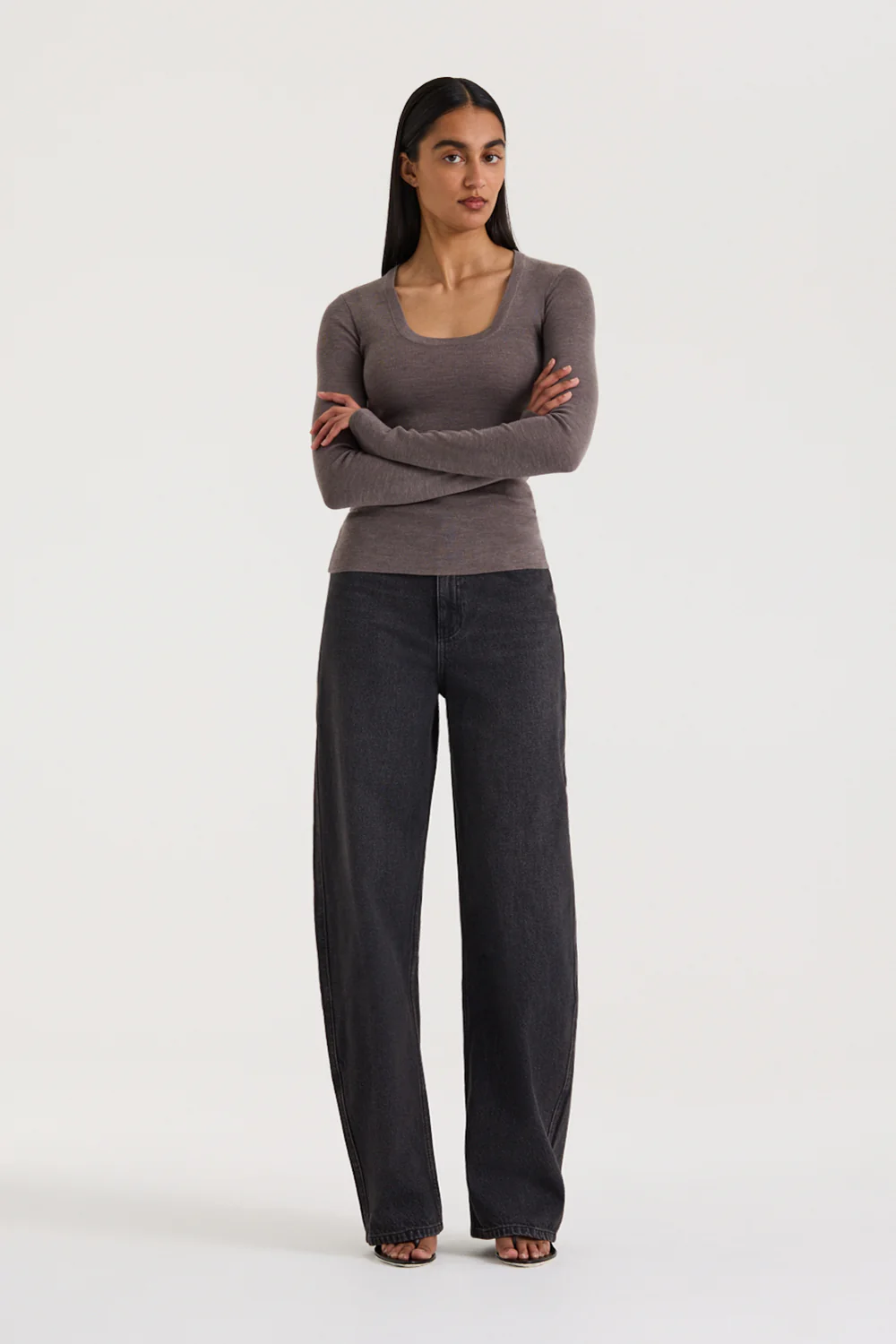 Carr Long Sleeve Scoop Top