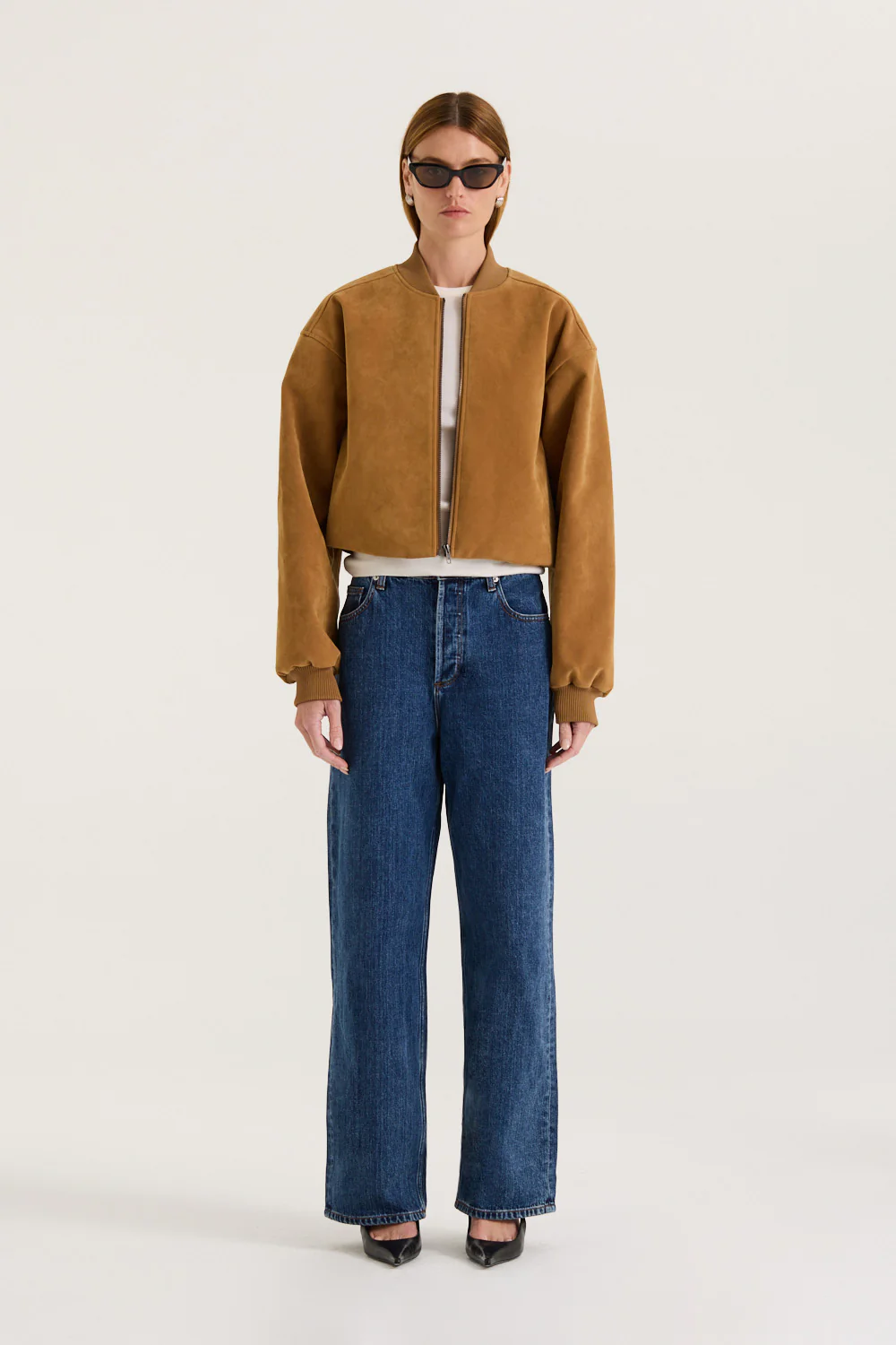 Mara Bomber - Suede Effect