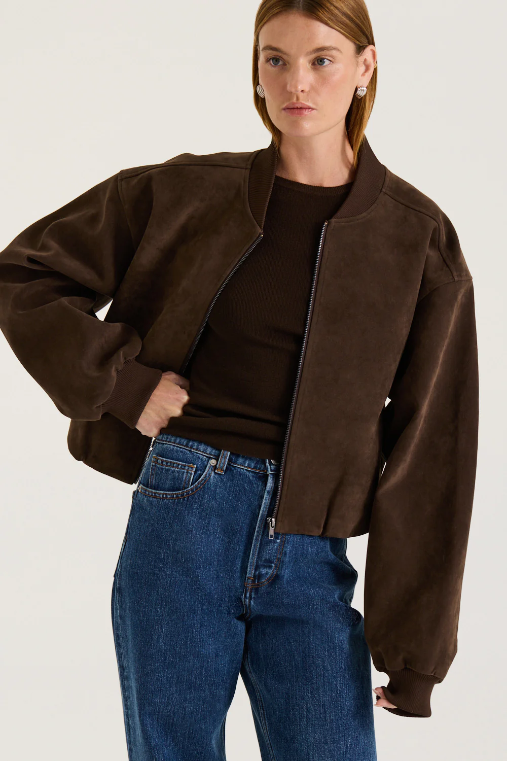 Mara Bomber - Suede Effect - Image 6
