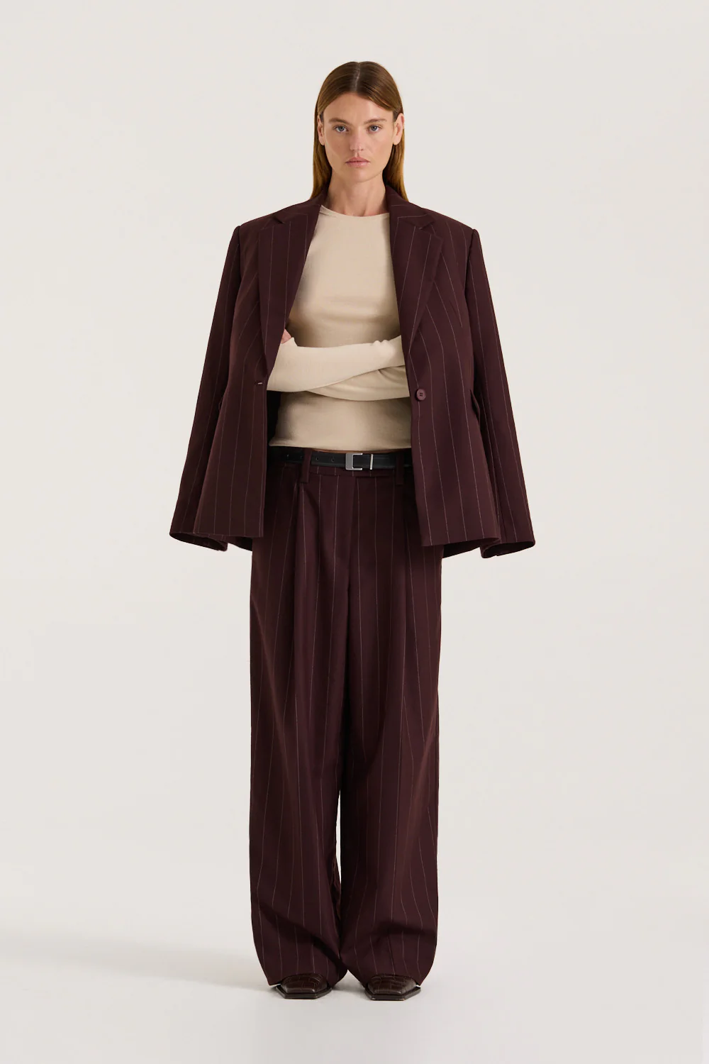 Ornella Pinstripe Blazer - Image 5