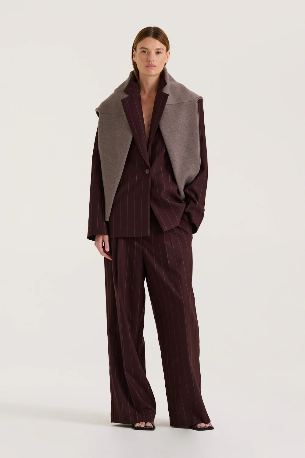 Ornella Pinstripe Blazer - Image 6
