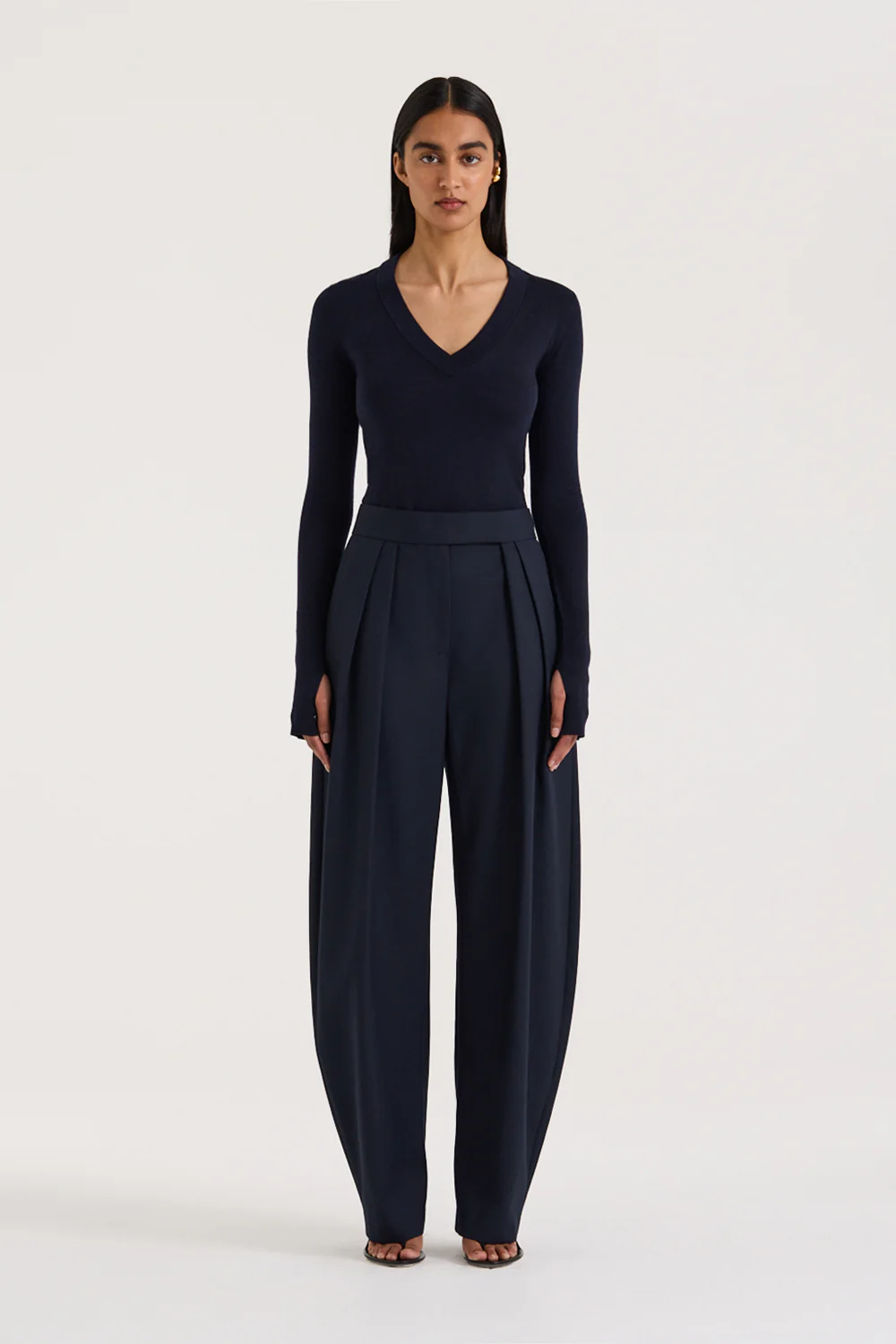 Sharli Bow Leg Tailored Pant - Image 3