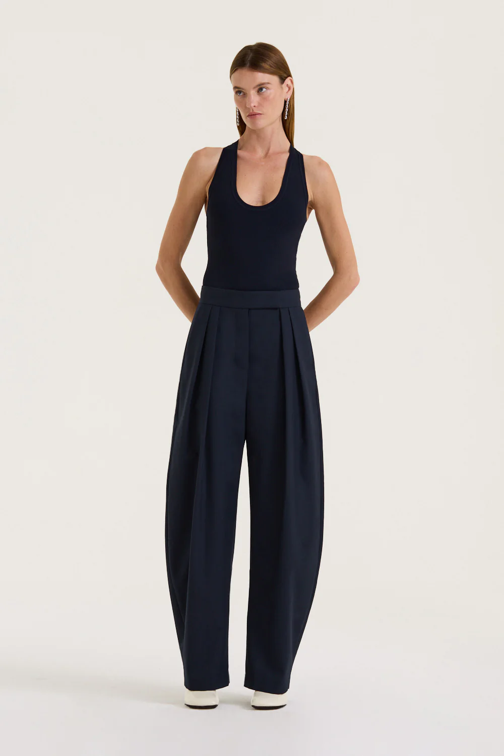 Sharli Bow Leg Tailored Pant - Image 5