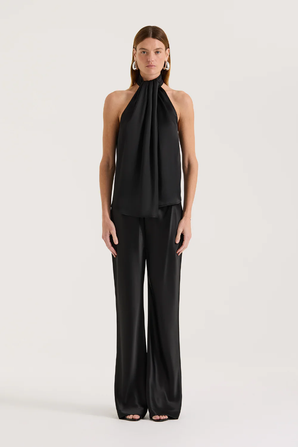 Silver Satin Blouse - Image 7